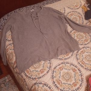 Old navy tie neck sweater xxl tall